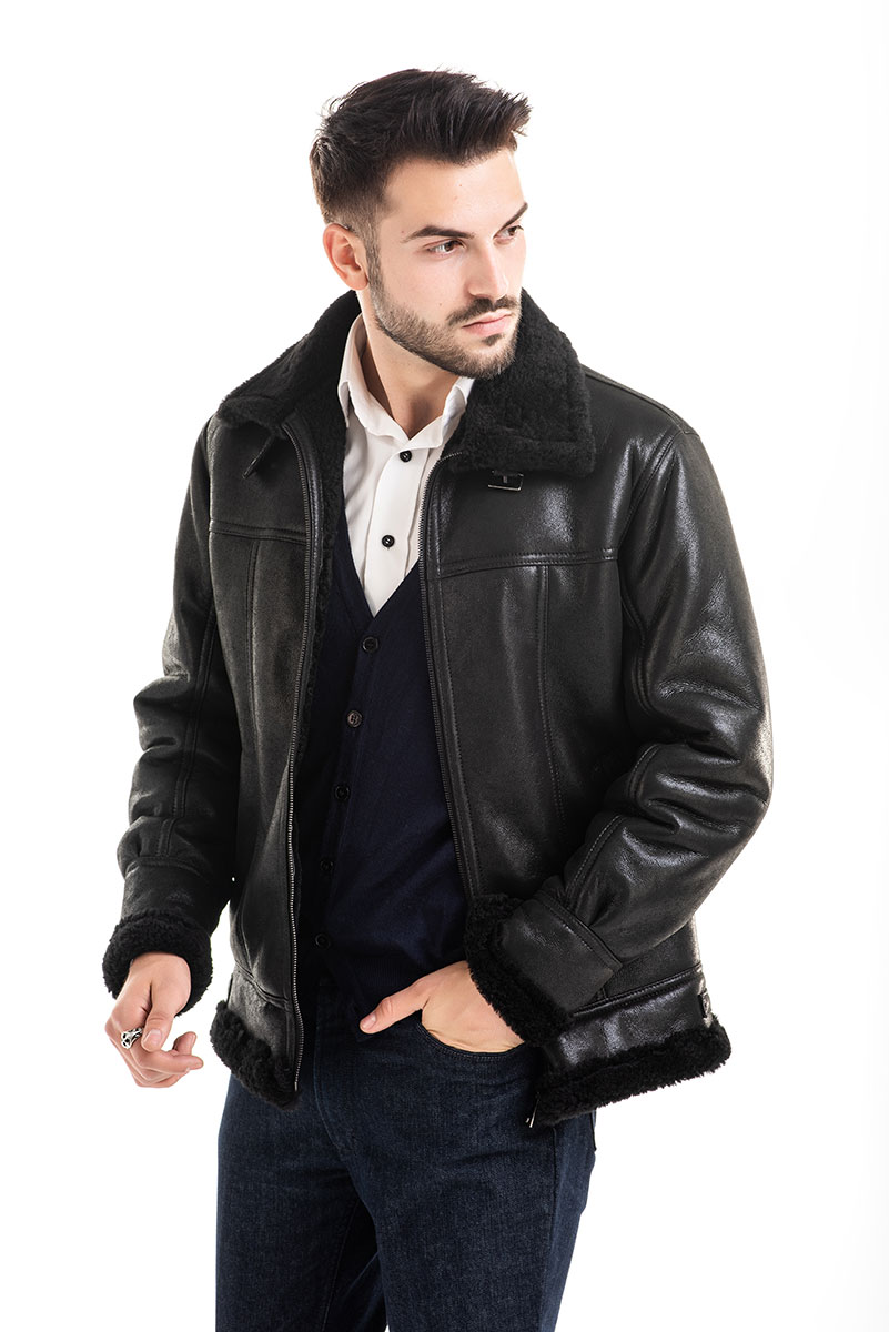 Fur coat 316 black 3