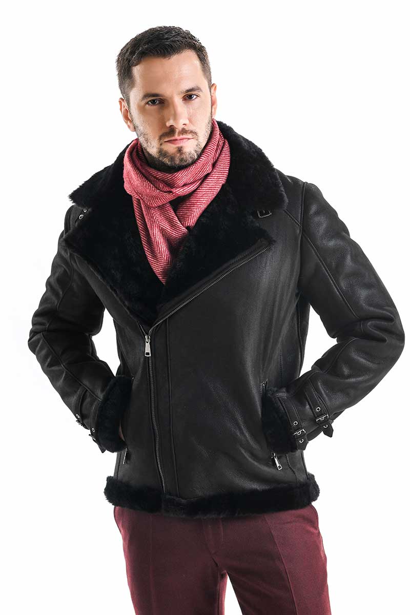 Fur coat 353 black 6