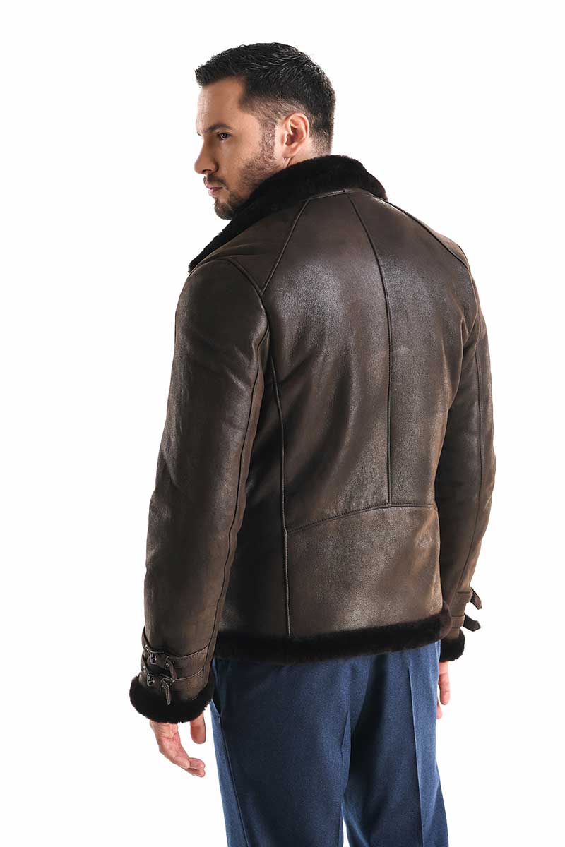 Fur coat 353 brown 3