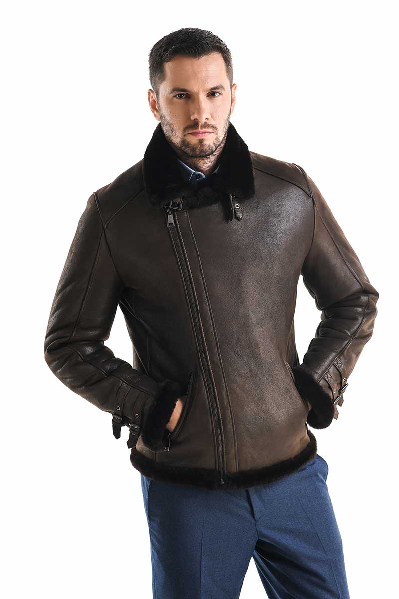 Fur coat 353 brown 4