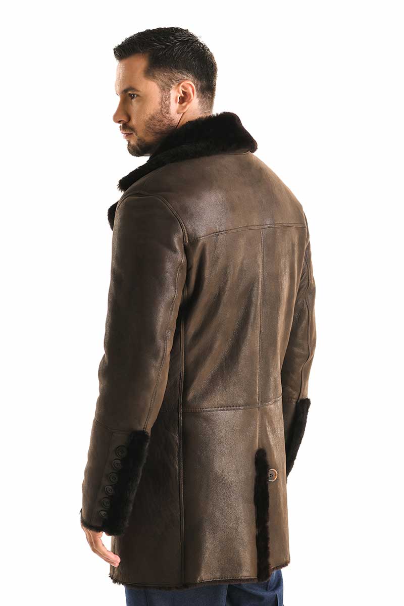 Fur coat 354 brown 3