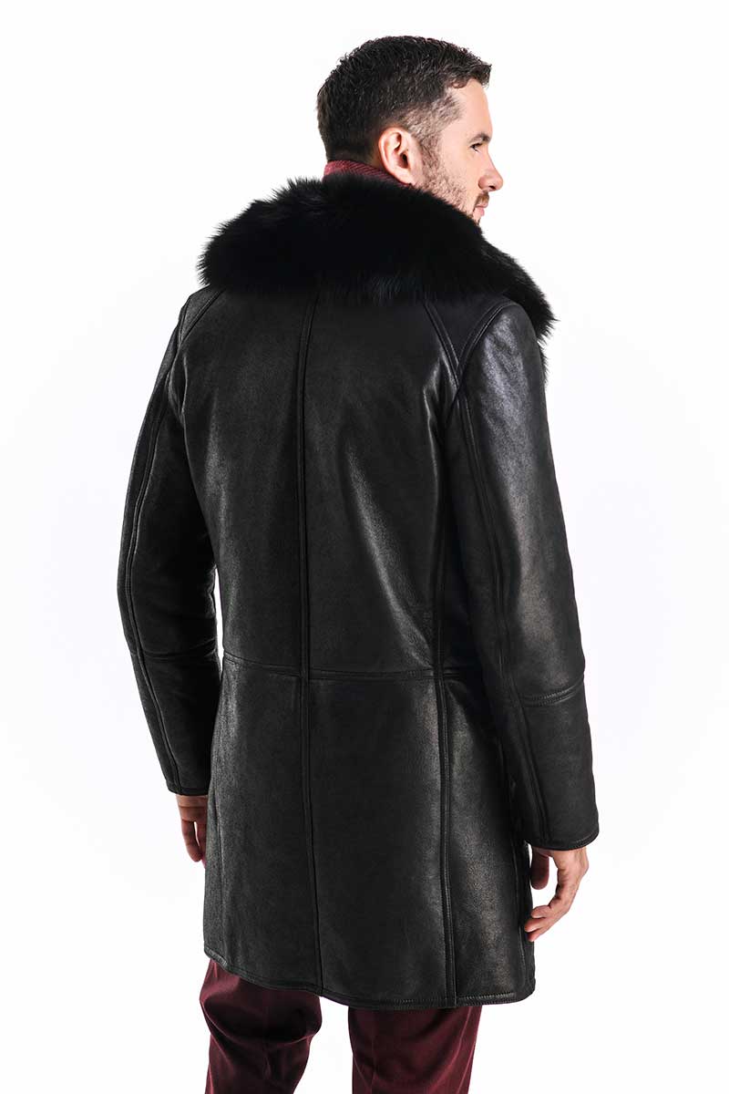 Fur coat 355 V black 3