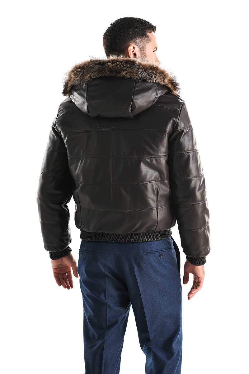 Fur coat 356 brown 4