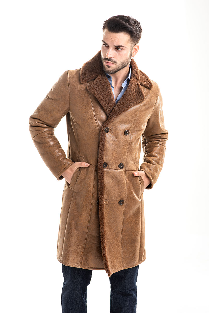 Fur coat 359 cognac 2