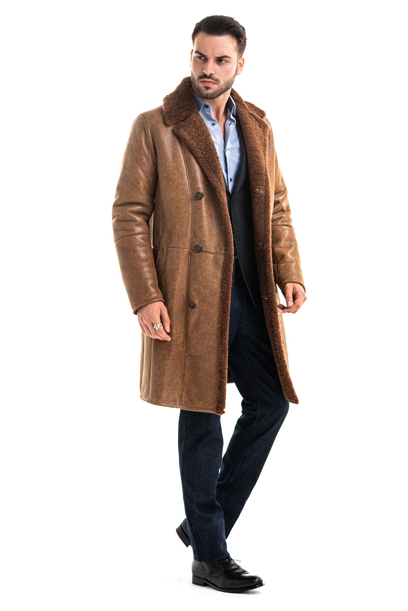 Fur coat 359 cognac 3