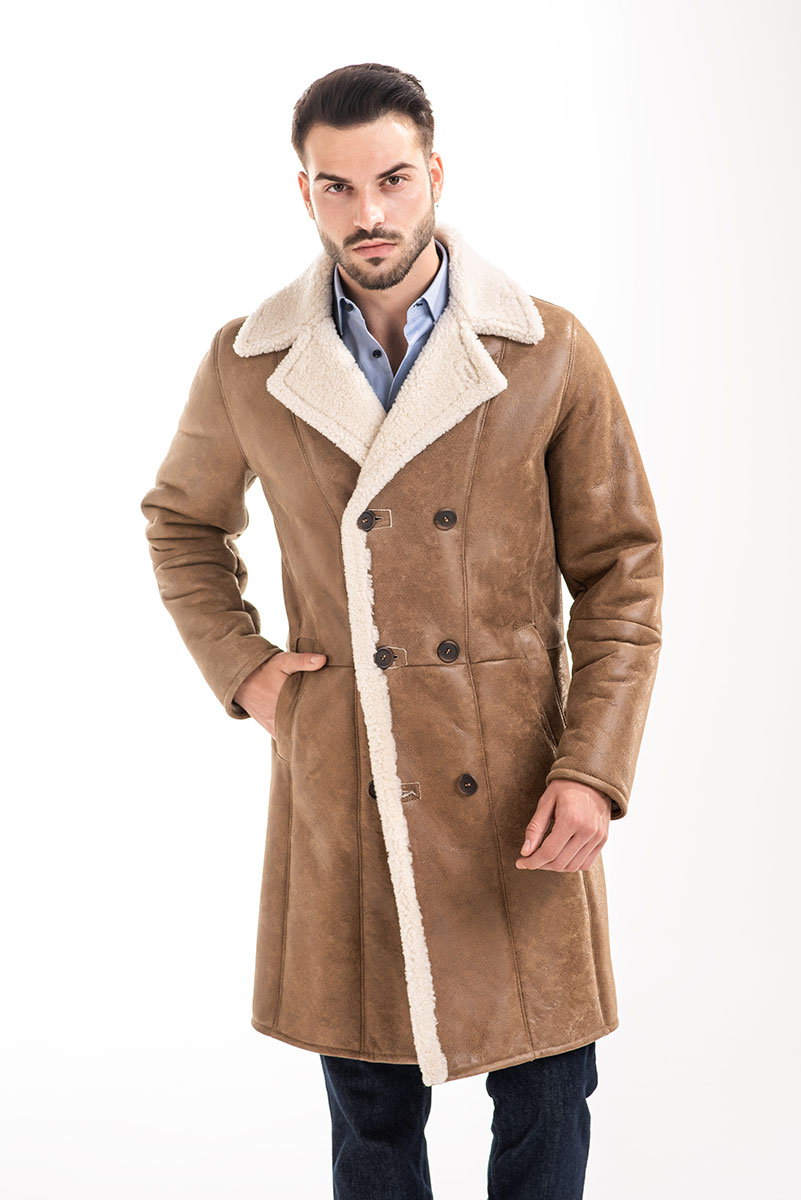 Fur coat 359 light brown 1
