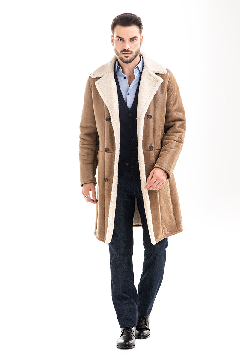 Fur coat 359 light brown 4