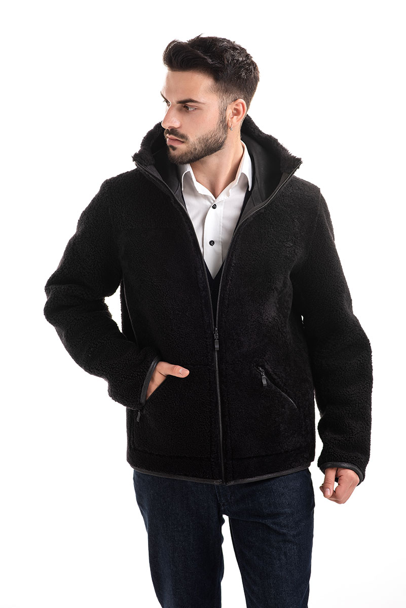 Fur coat 360 black 1