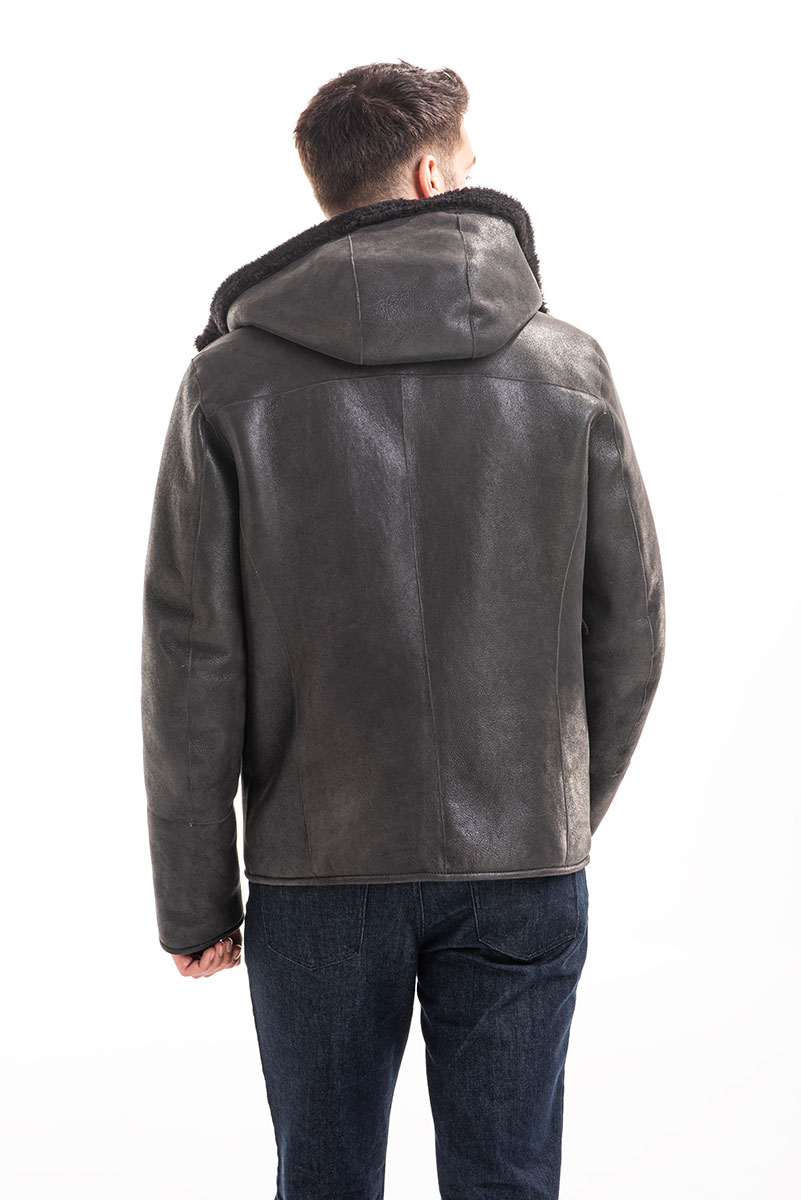 Fur coat 360 black 3
