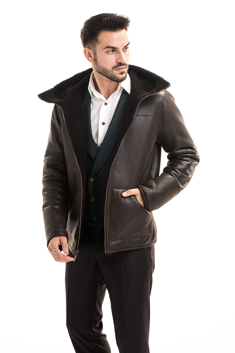 Fur coat 360 brown 2