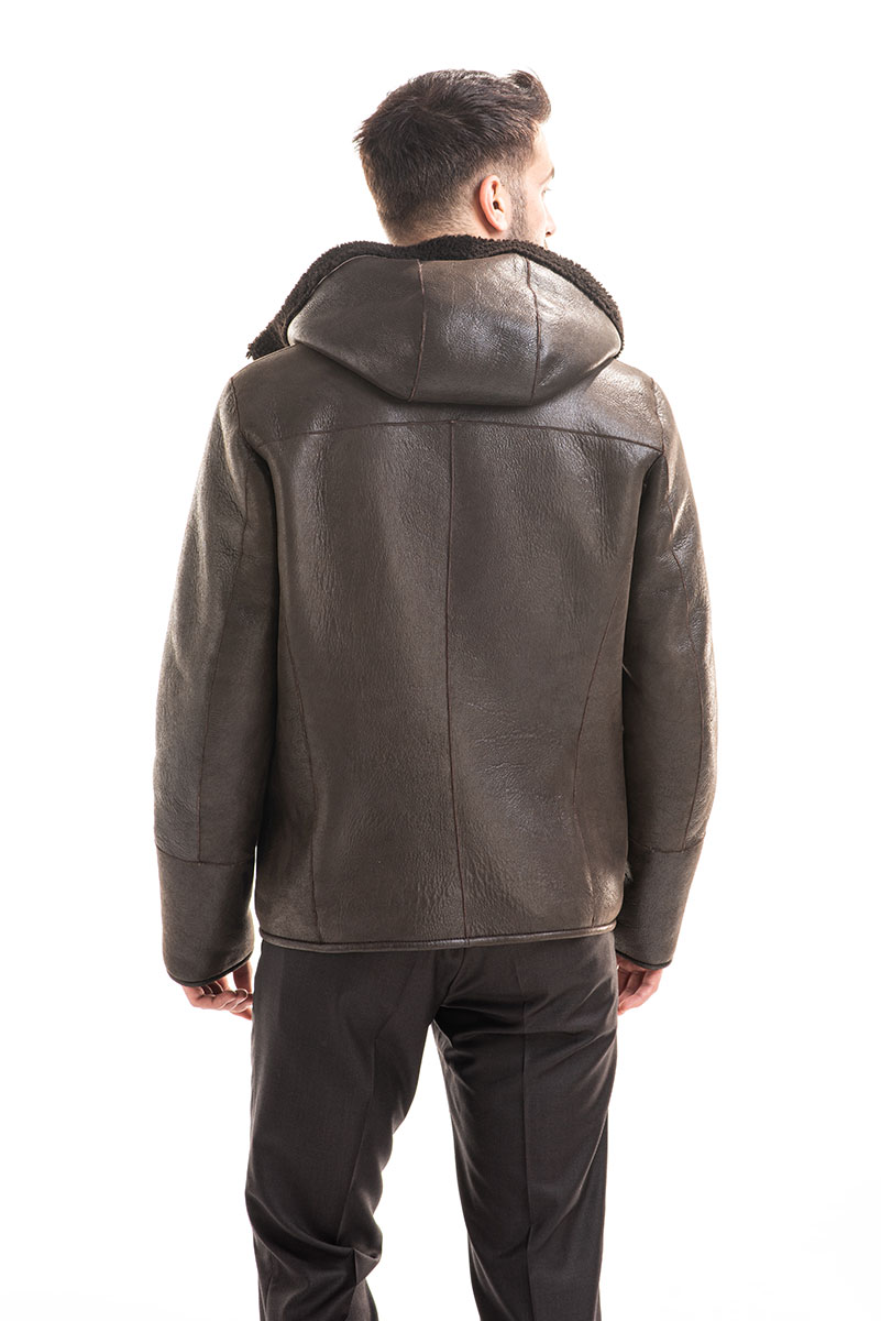 Fur coat 360 brown 3