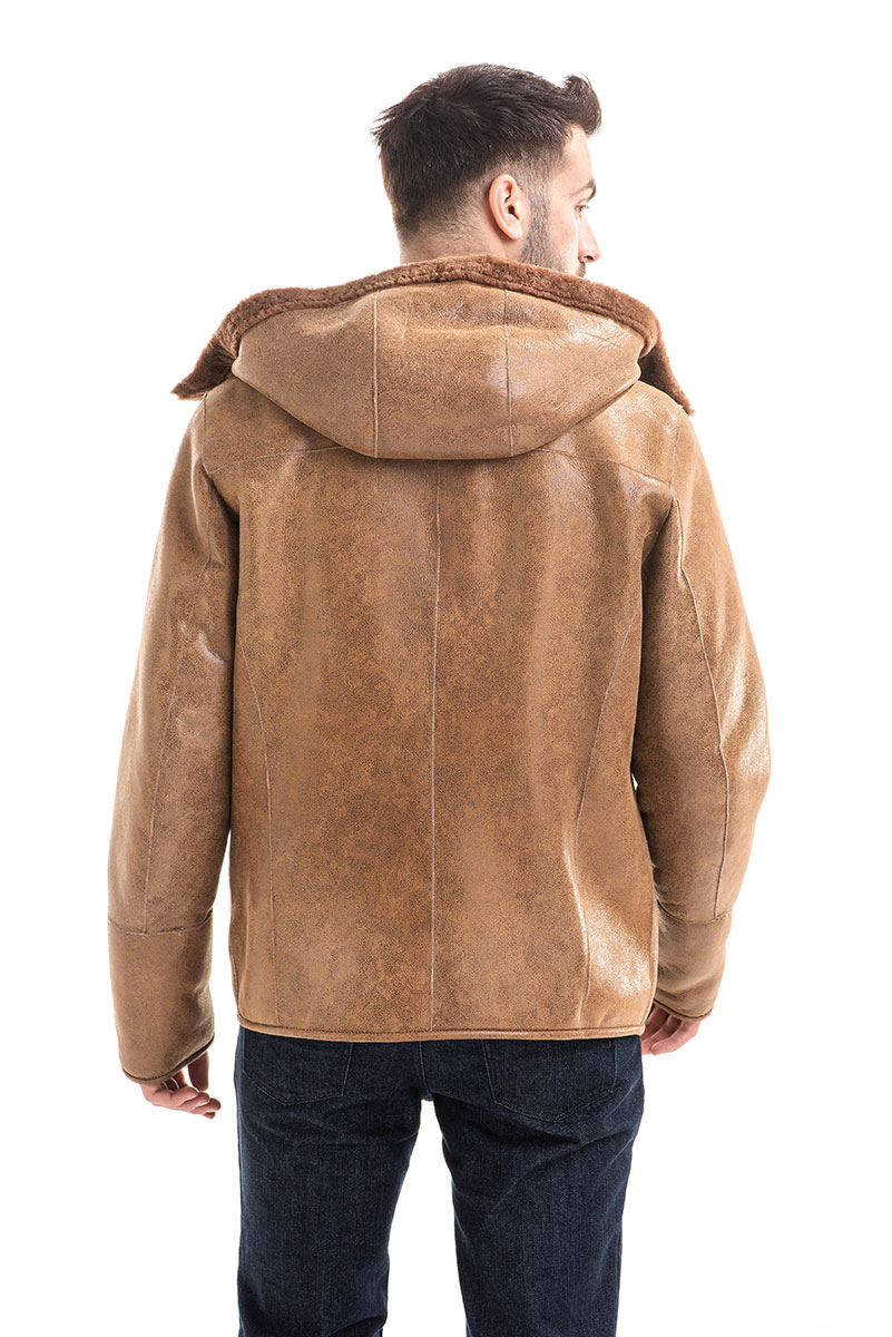 Fur coat 360 cognac 2