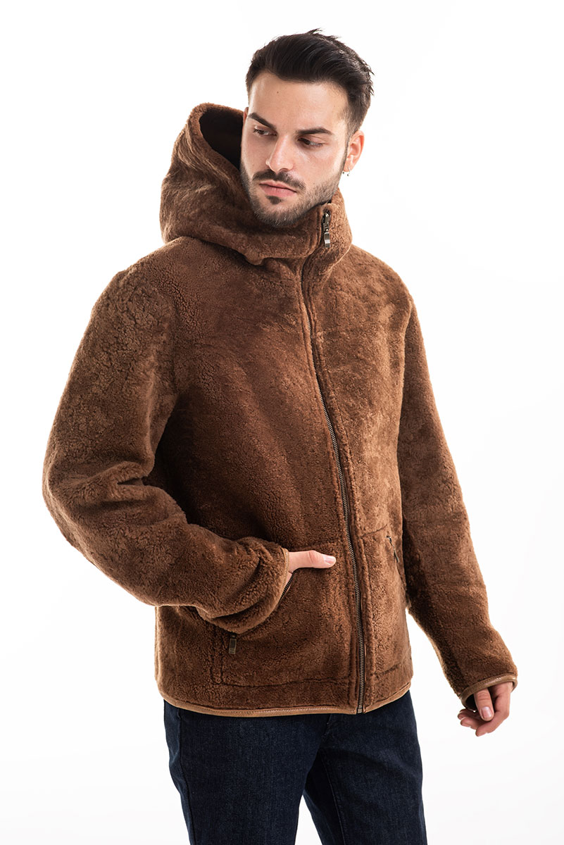 Fur coat 360 cognac 4