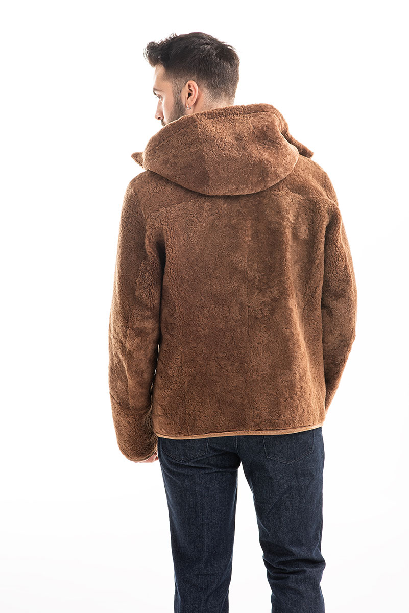 Fur coat 360 cognac 5