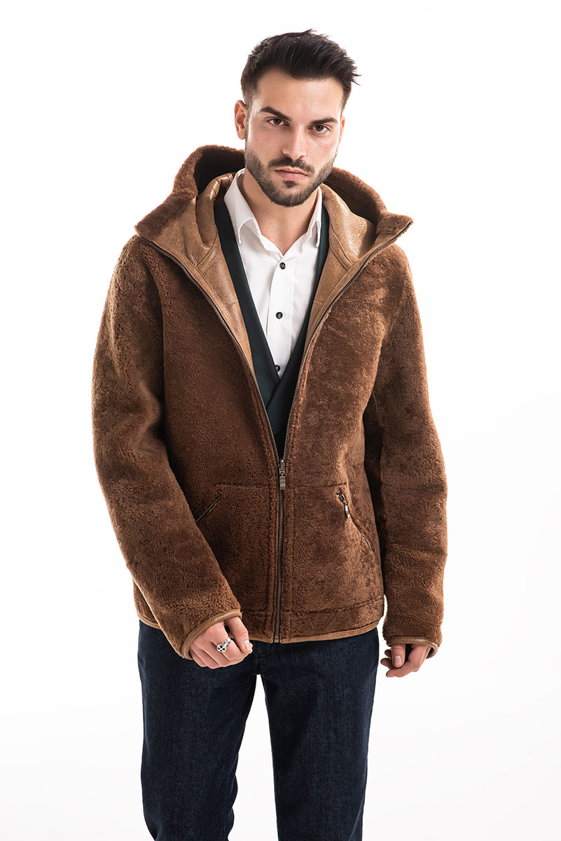 Fur coat 360 cognac 6