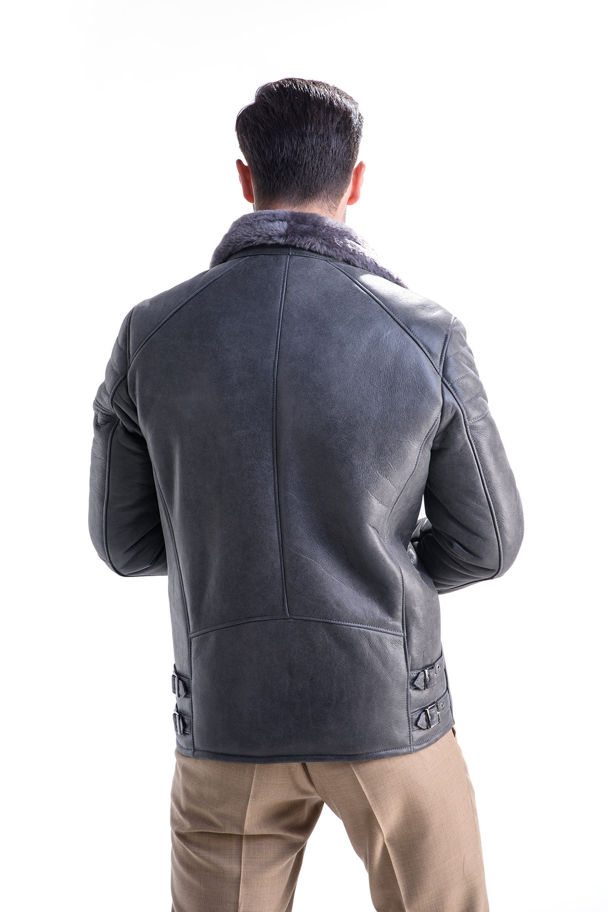 Fur coat for men 325 grey 3 Fur coat for men 325 grey 3