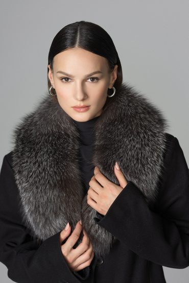 Fur collar 617 silver 3 1 Fur collar 617 silver 3 1