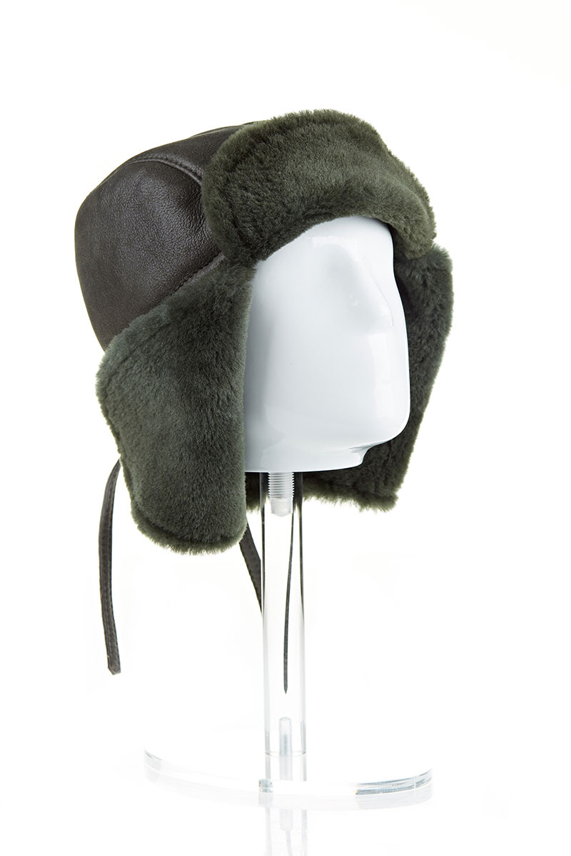 Fur hat 502 olive 3
