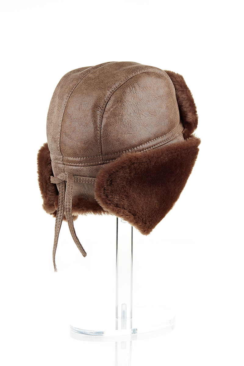 Fur hat 502 taupe 3