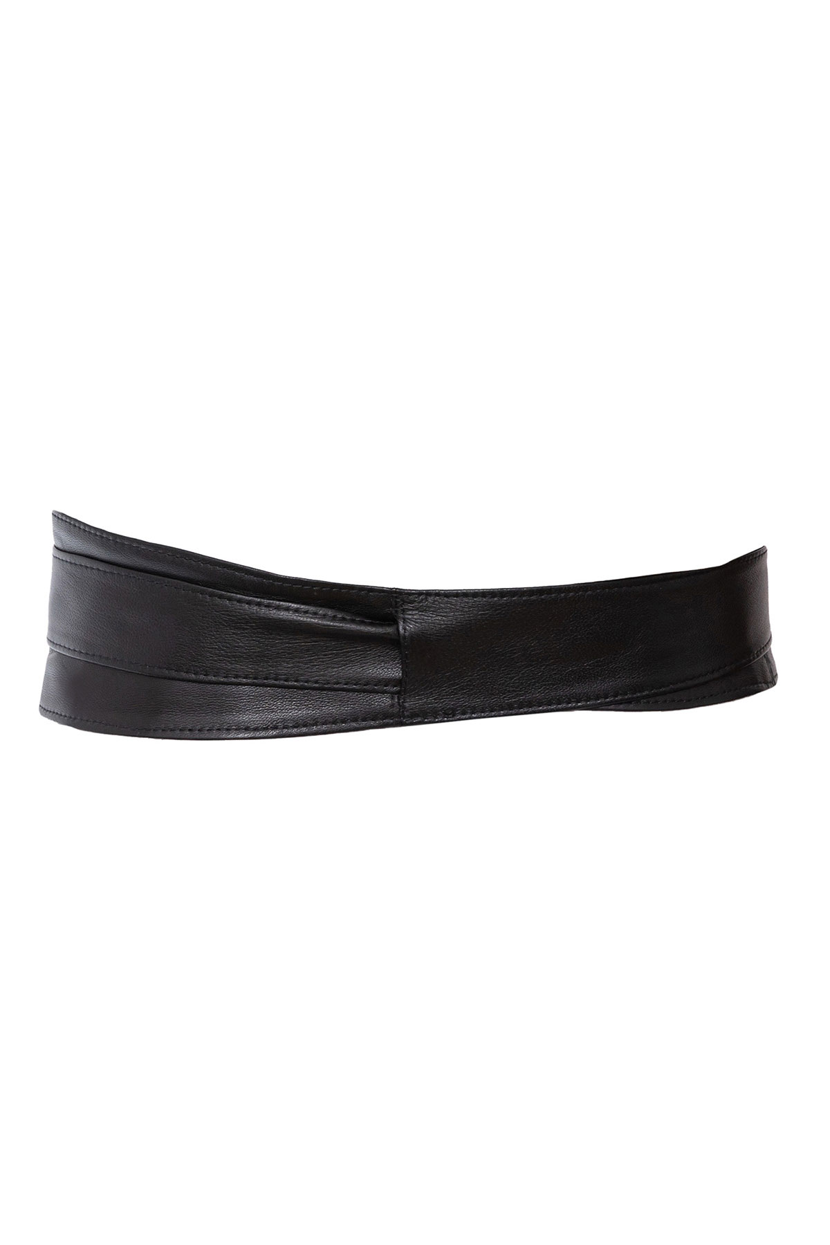 Leather belt 972 black 2