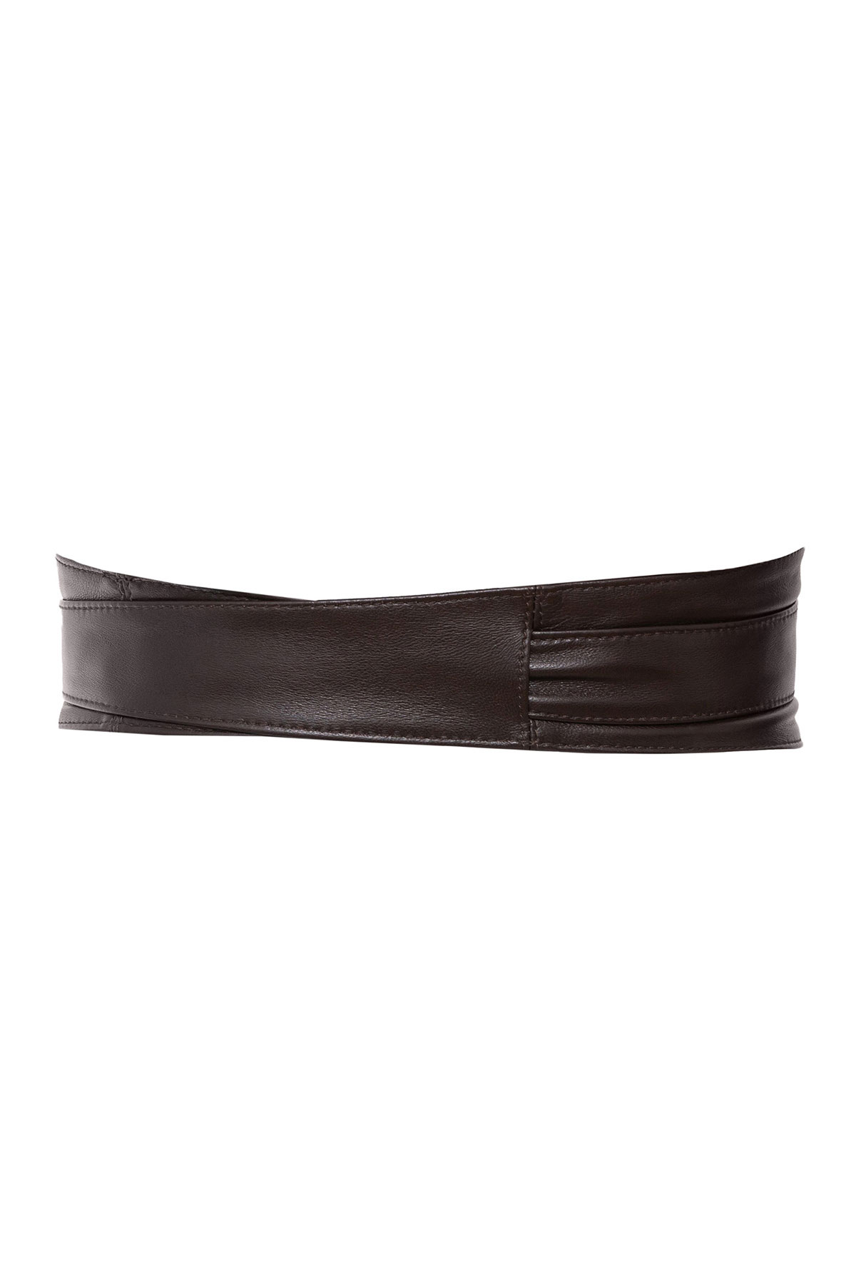 Leather belt 972 brown 2