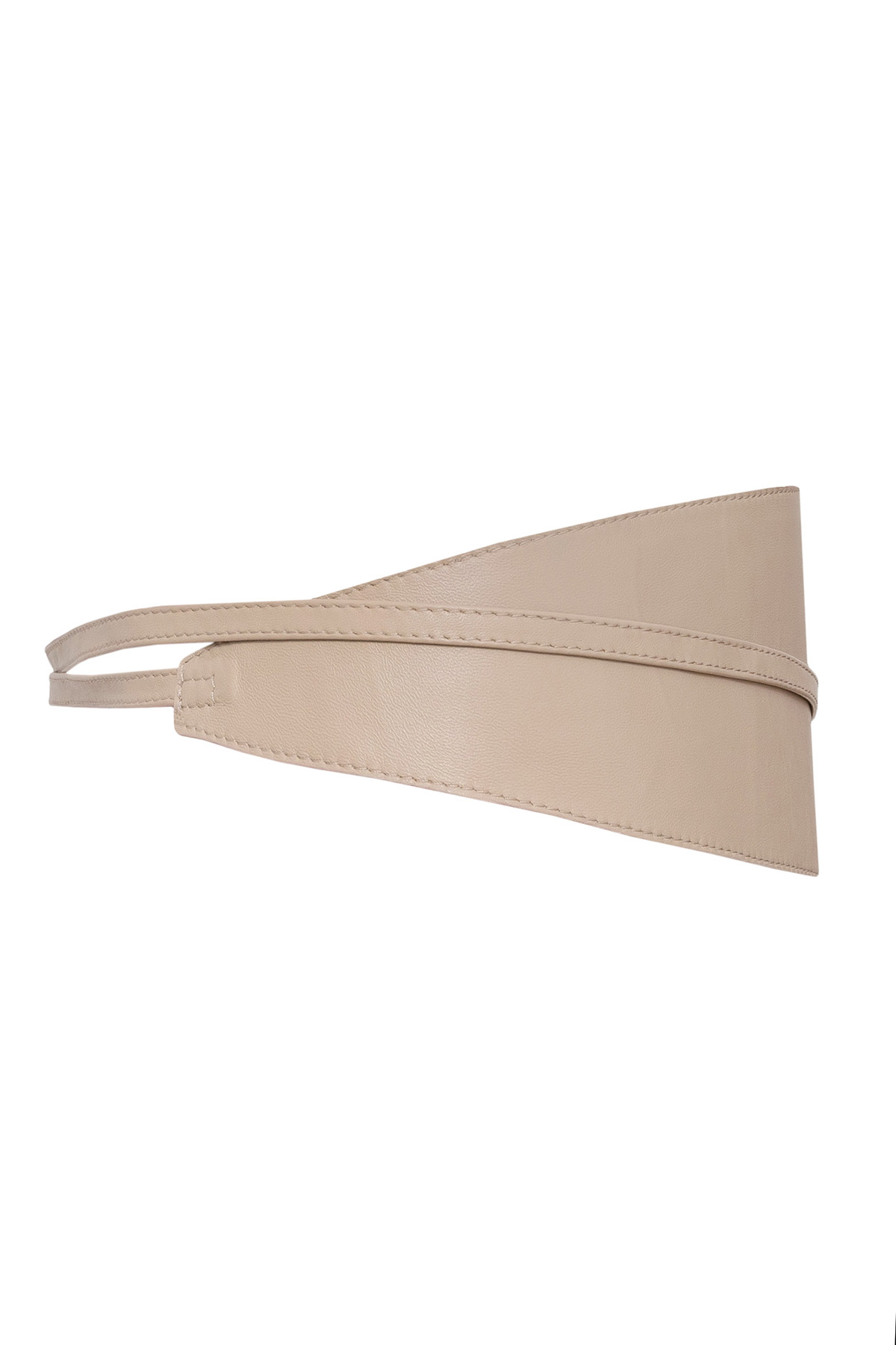Leather belt 973 cream 2