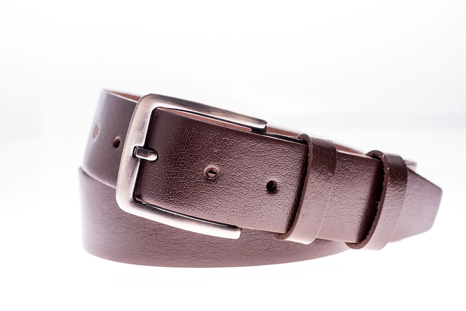 Leather belt C013 brown 6