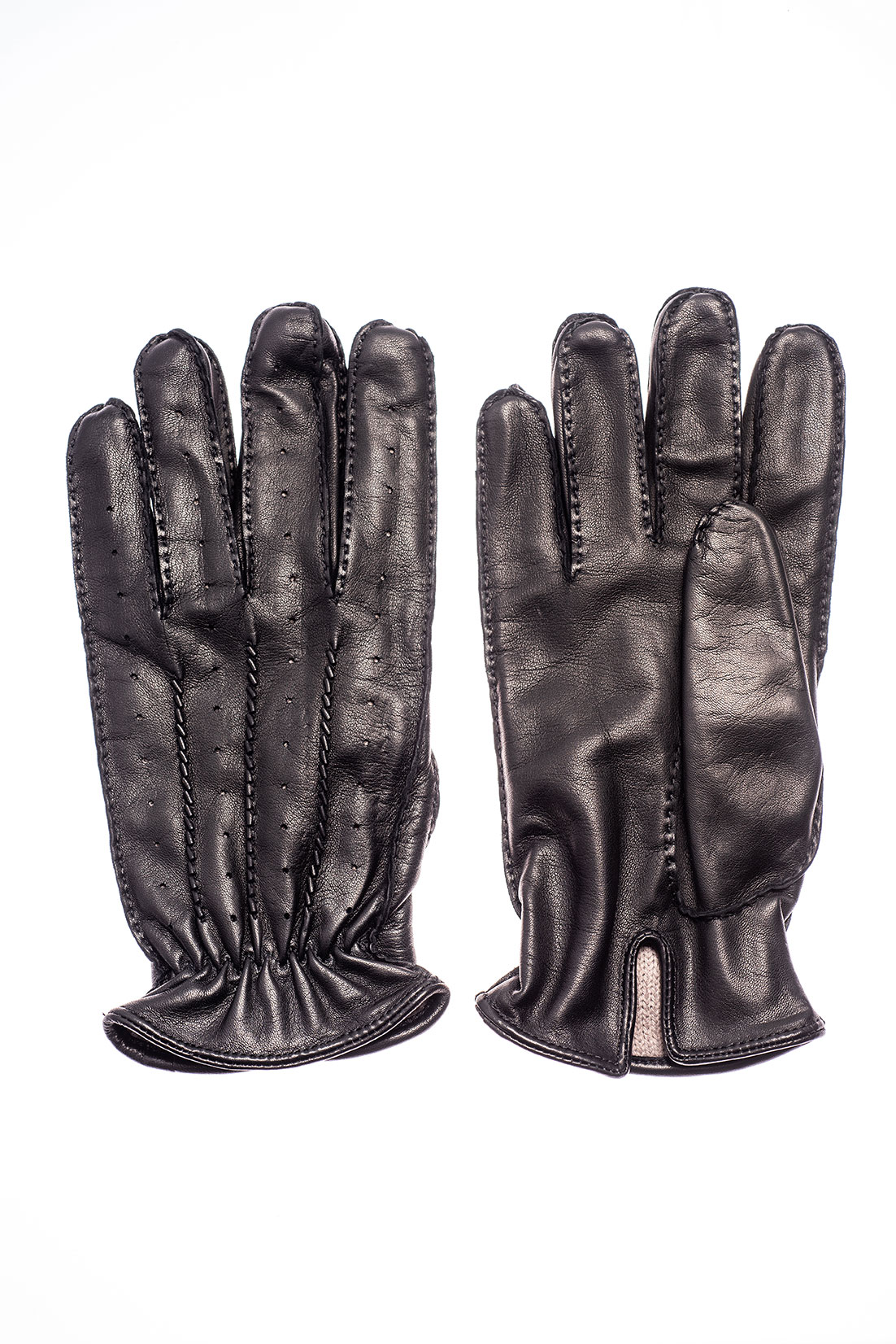 Leather gloves M209 black 1