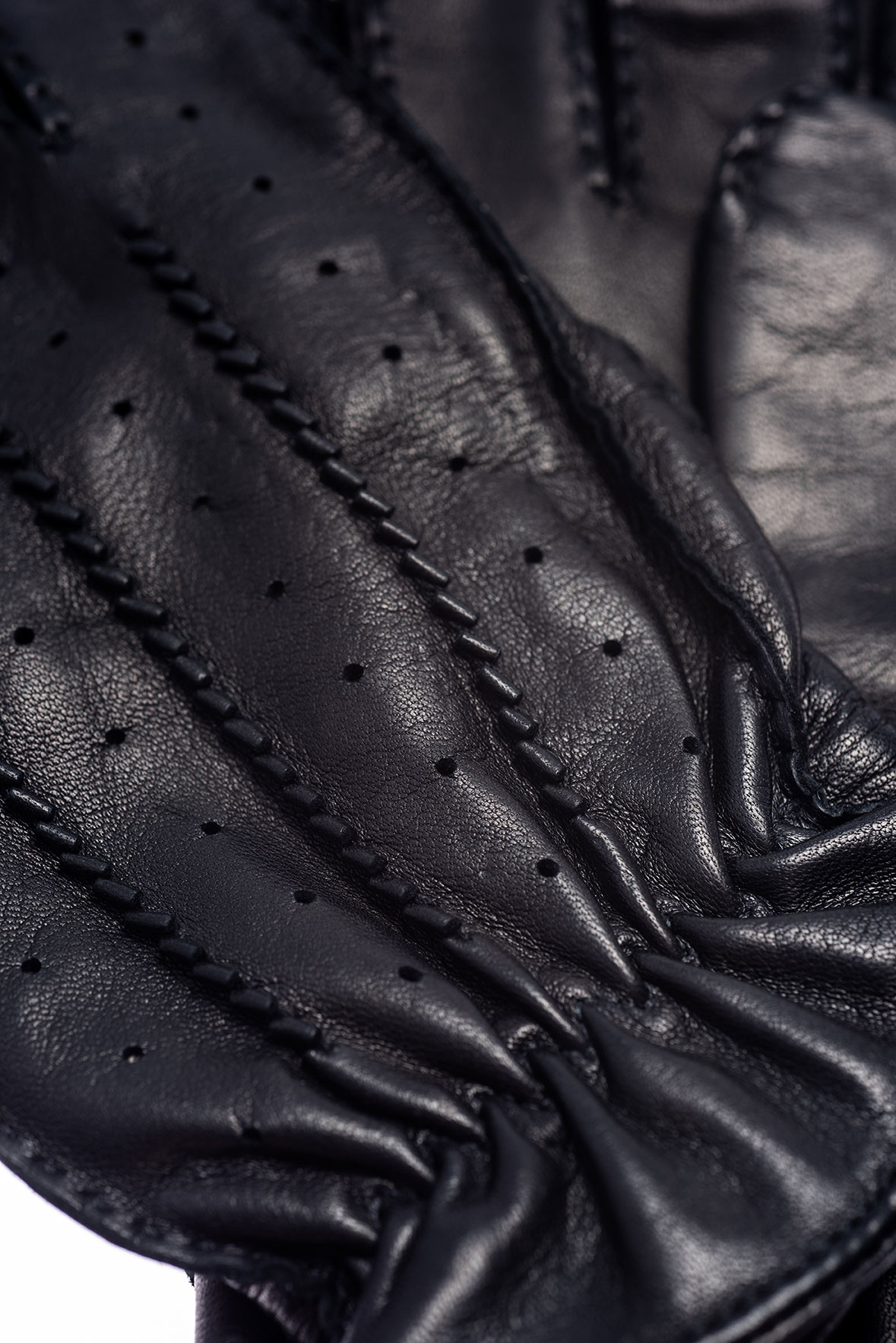 Leather gloves M209 black 4