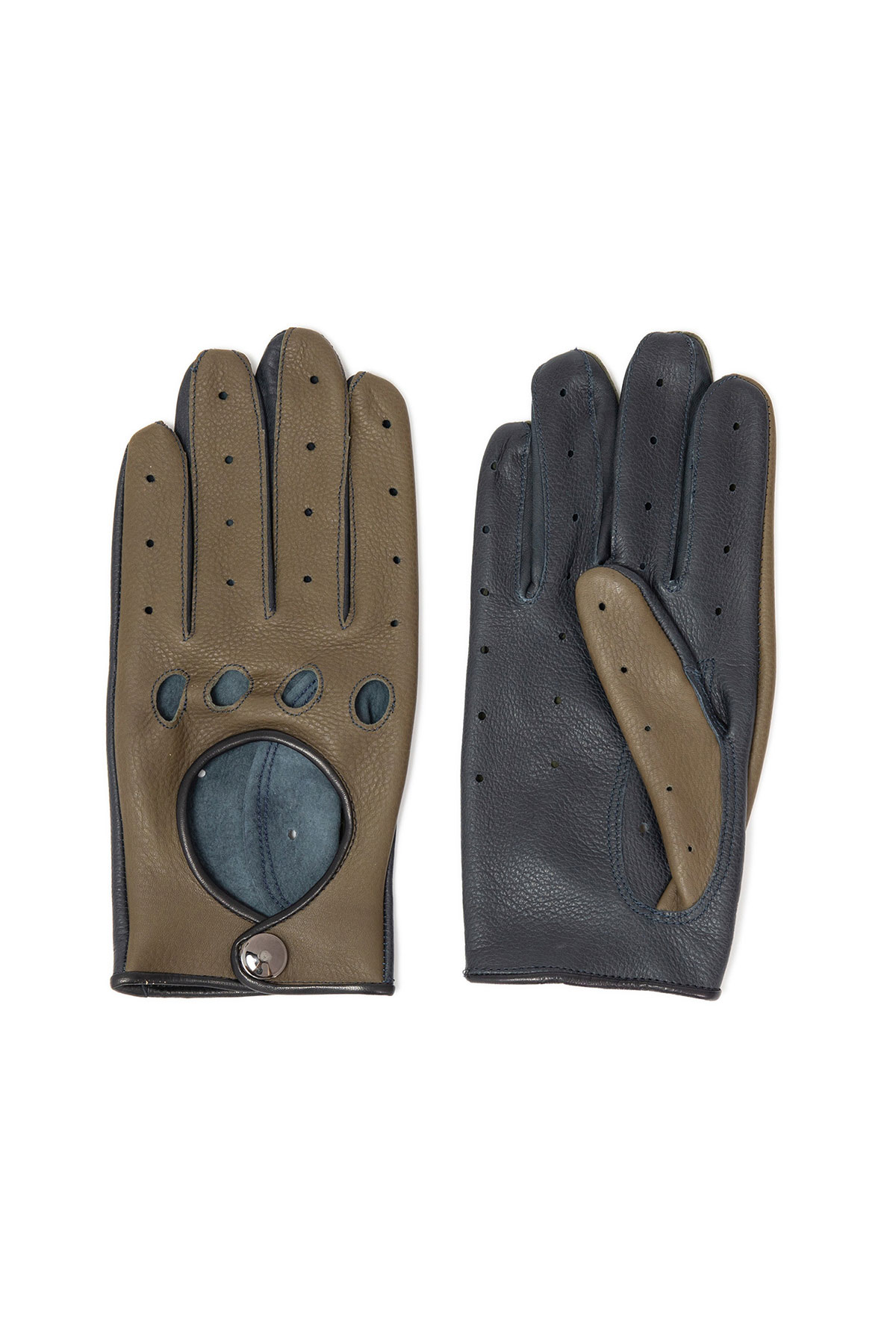 Leather gloves M214 olive 1 Leather gloves M214 olive 1