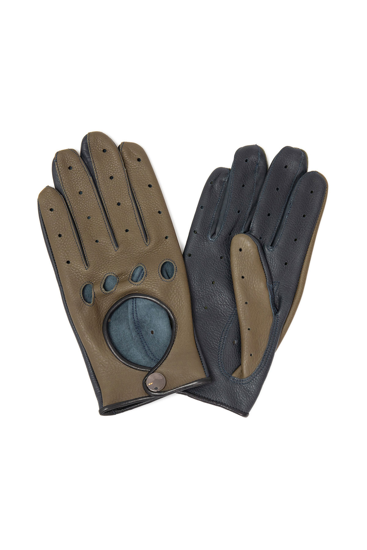 Leather gloves M214 olive 2 Leather gloves M214 olive 2