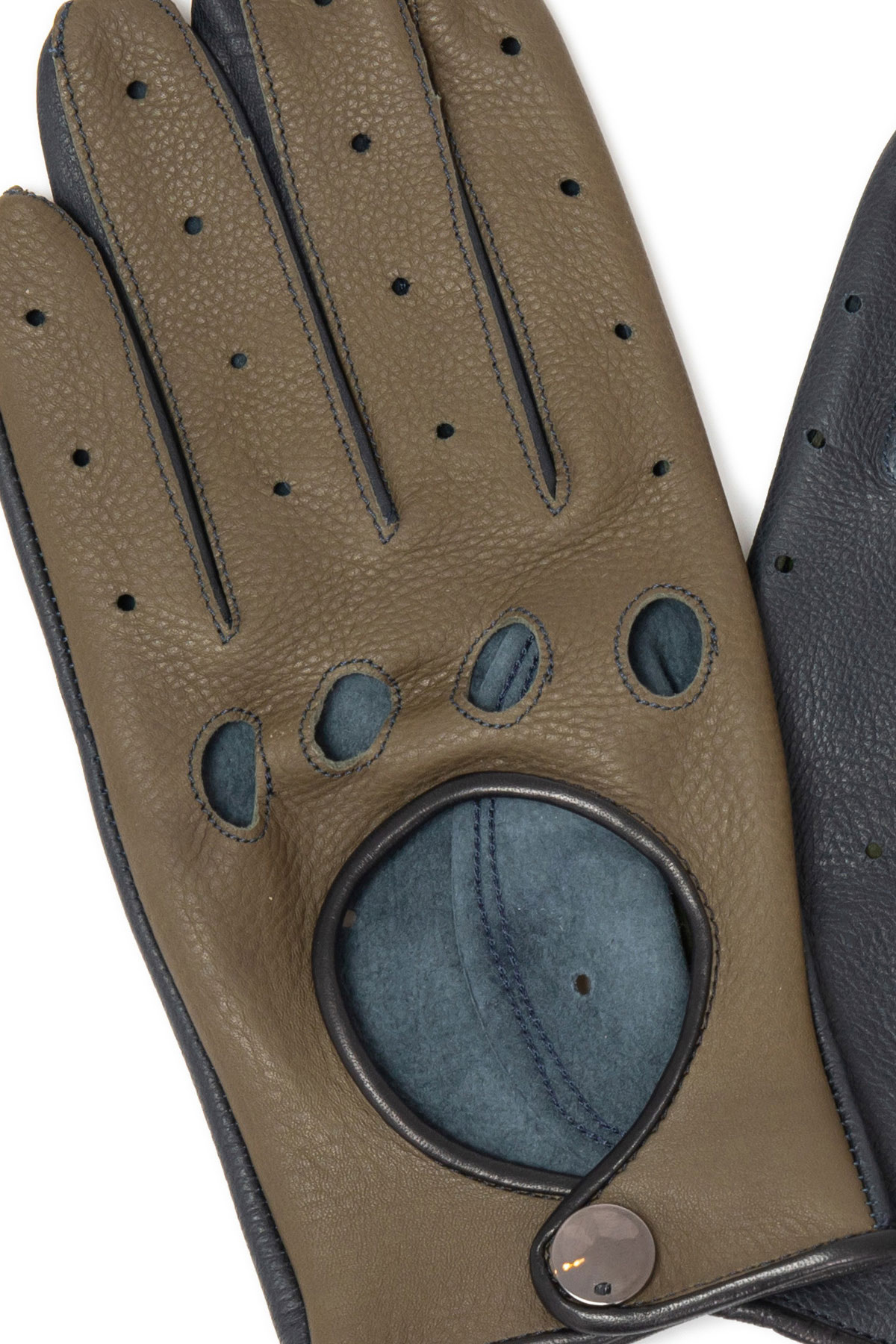Leather gloves M214 olive 3 Leather gloves M214 olive 3
