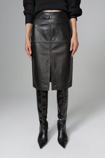 Leather skirt 650 black 2