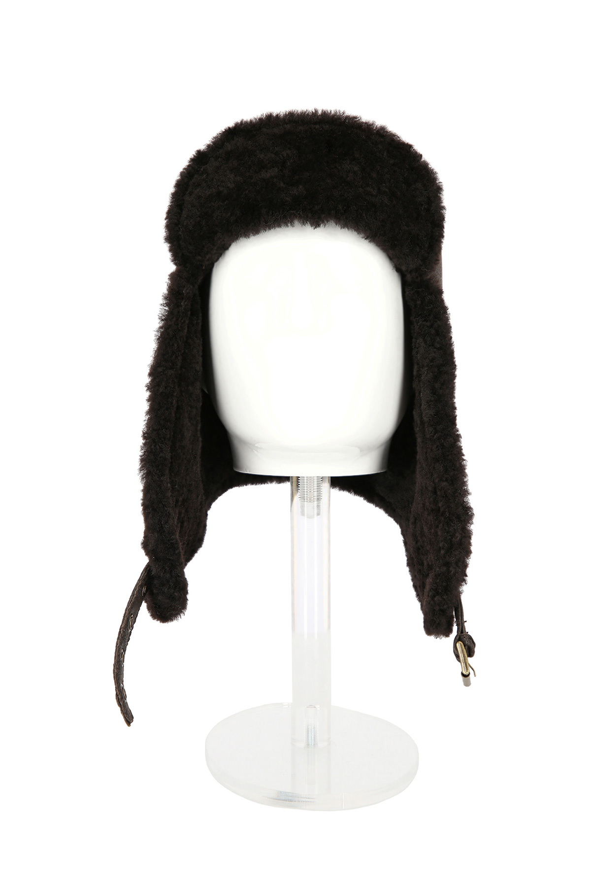 Merino Shearling fur hat for men 518 brown 4 Merino Shearling fur hat for men 518 brown 4
