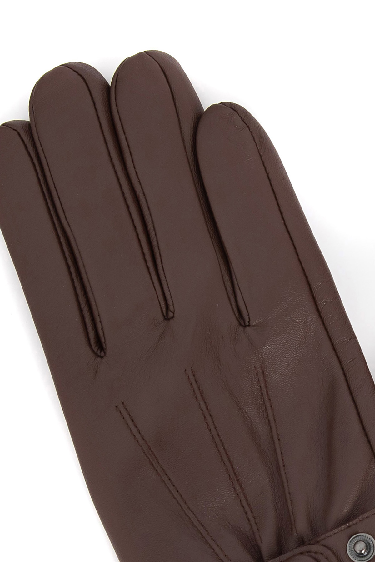 Natural leather gloves M218 brown 3