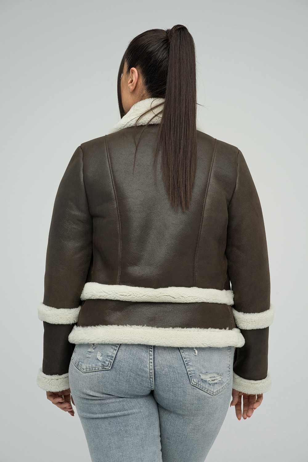 Shearling jacket 2043 brown 3