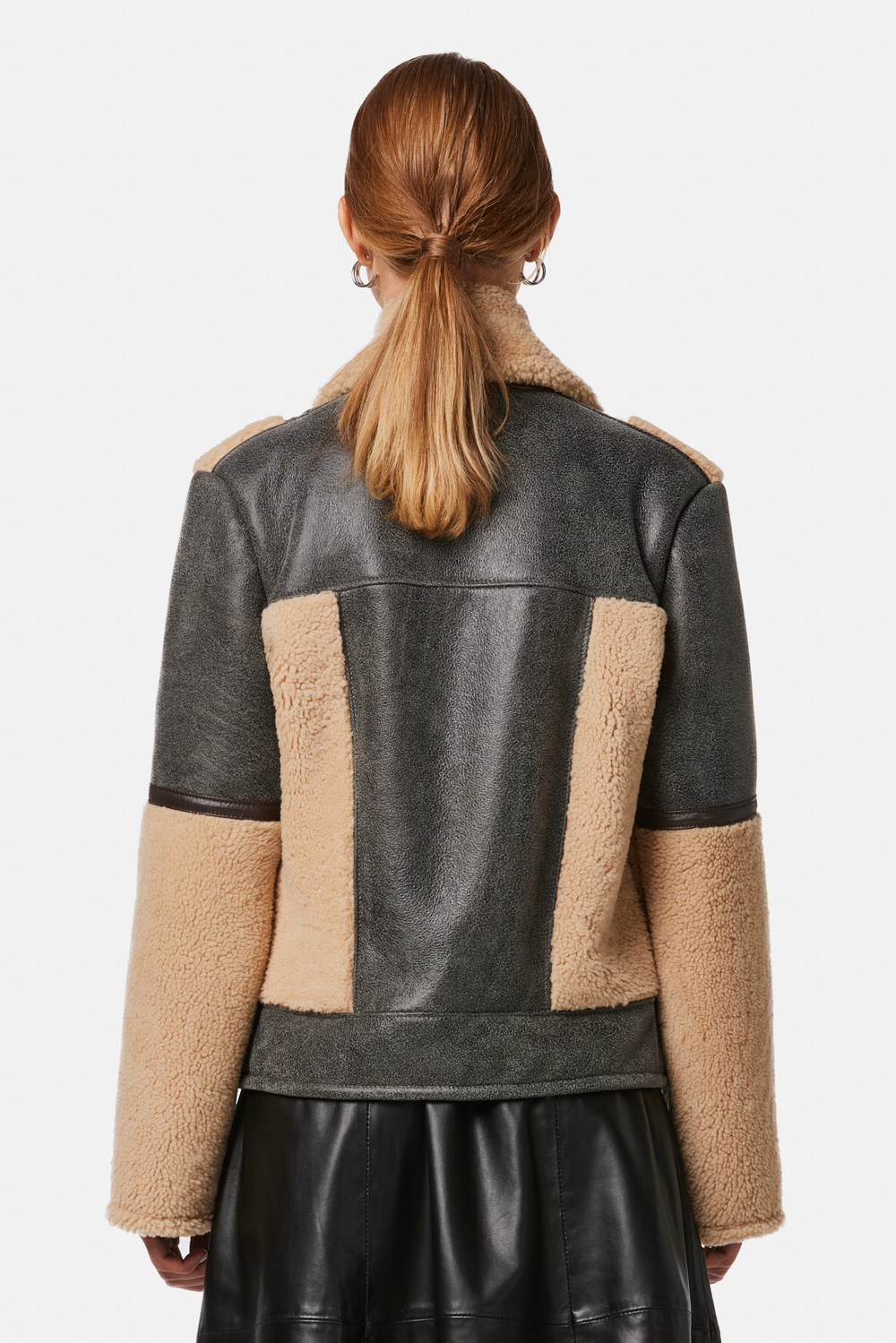 Shearling jacket 2067 grey 2 Shearling jacket 2067 grey 2