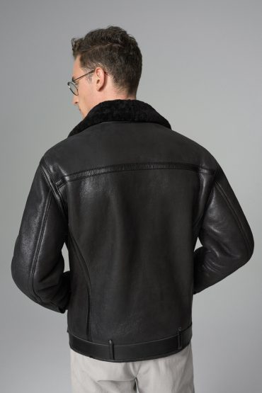 Shearling jacket 386 black 2