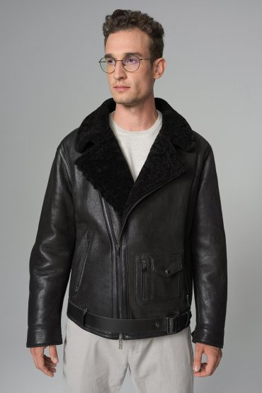 Shearling jacket 386 black 3