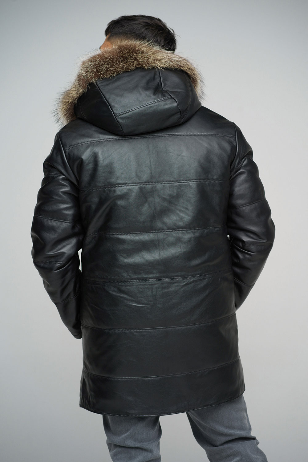 Sheepskin coat 370 black 7