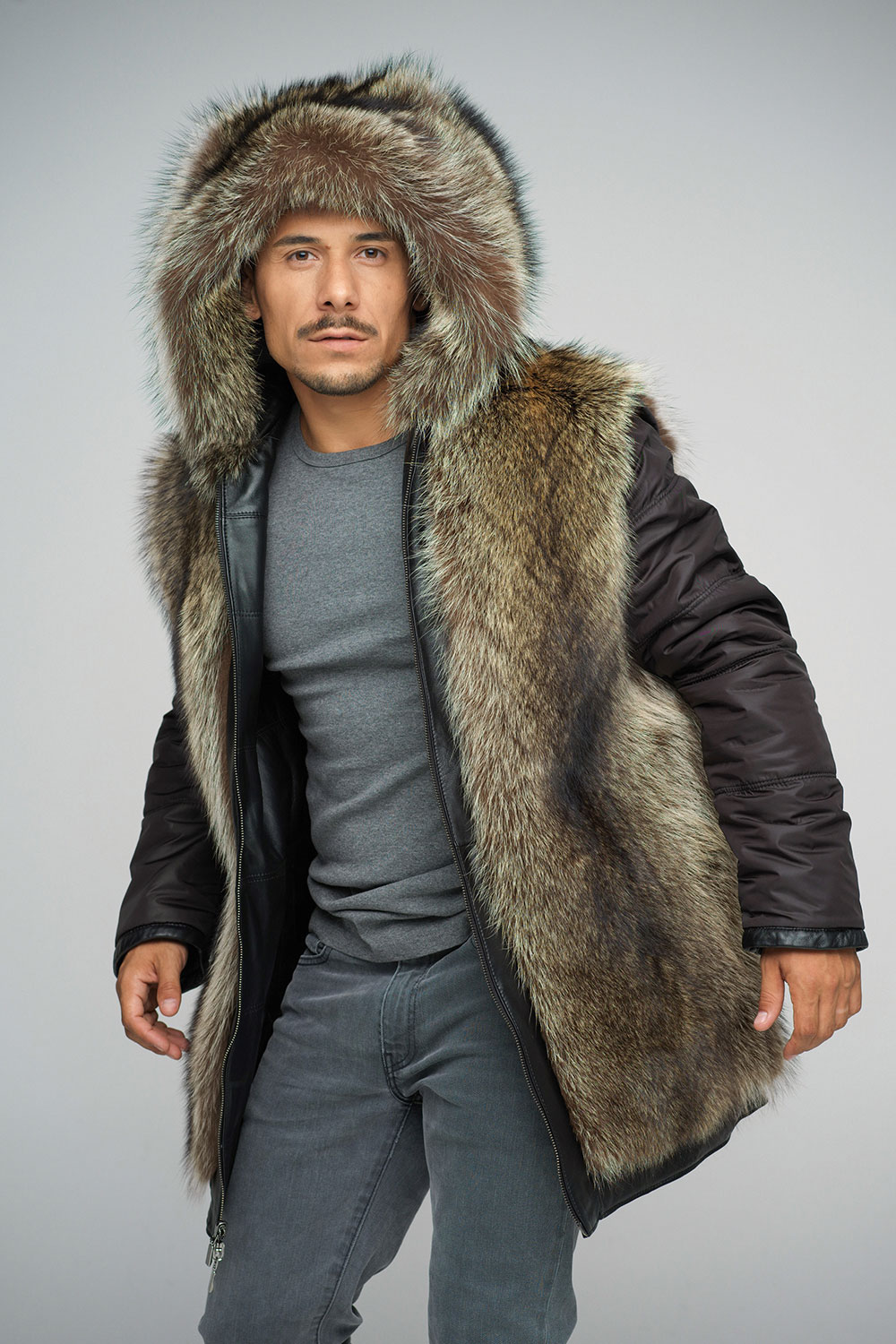 Sheepskin coat 370 black 8