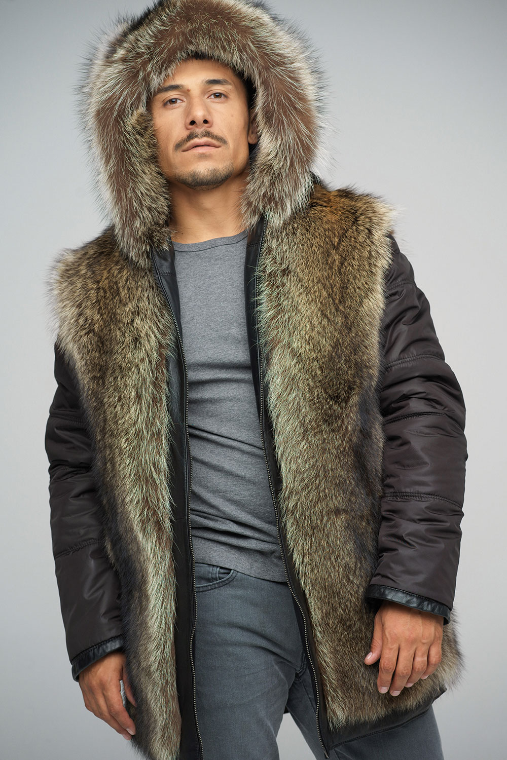 Sheepskin coat 370 black 9