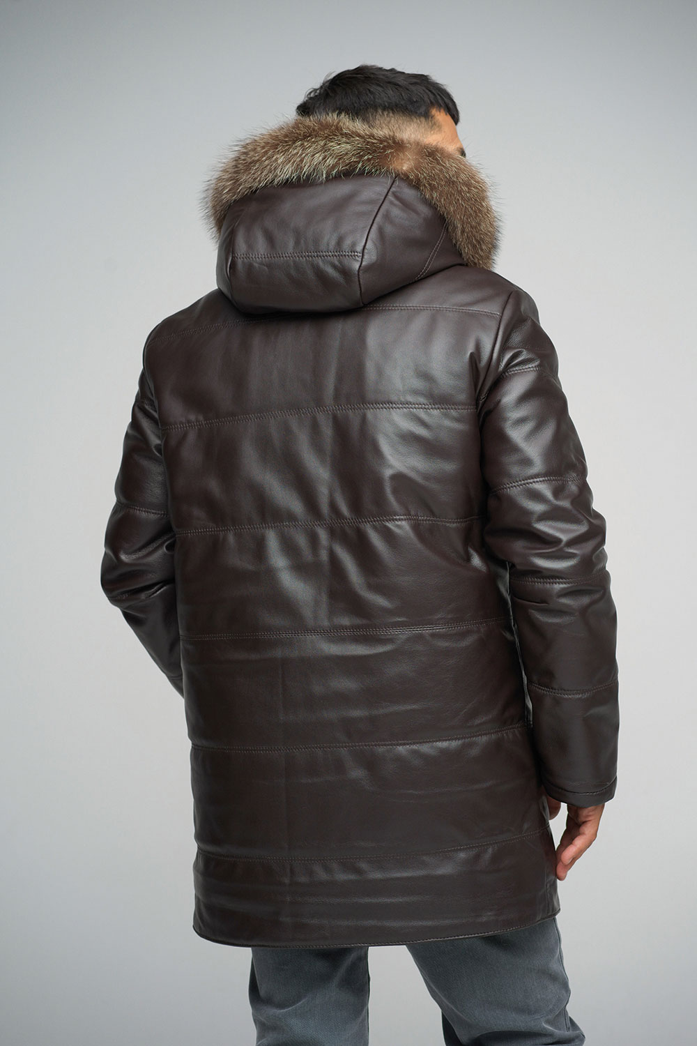 Sheepskin coat 370 brown 2