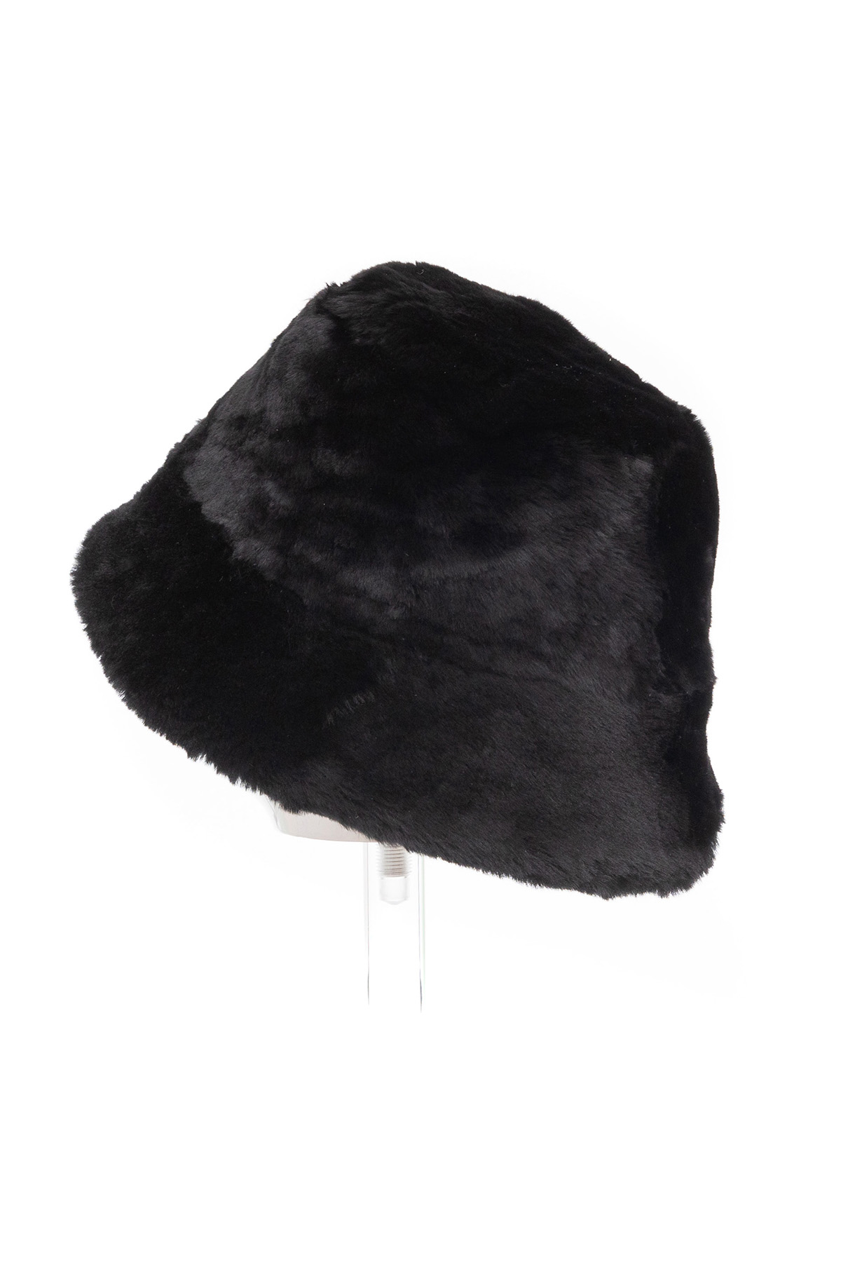 Sheepskin fur hat 543 black 2