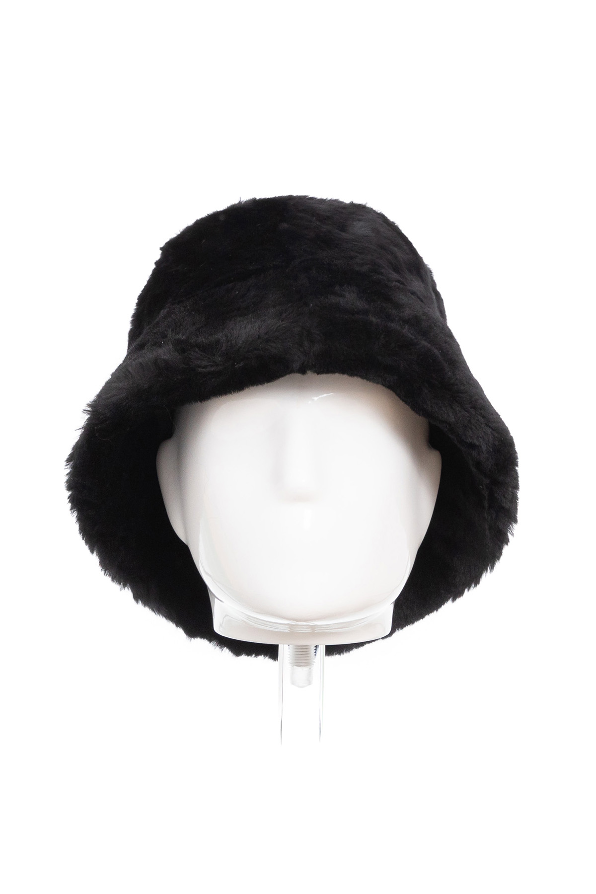 Sheepskin fur hat 543 black 4