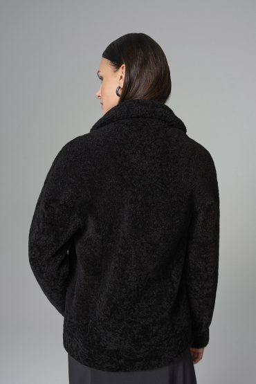 Sheepskin jacket 2060 black 3 Sheepskin jacket 2060 black 3