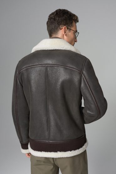 Sheepskin jacket 391 brown 2