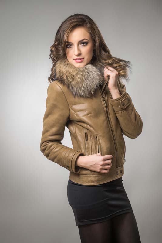 womens fur coat 236 r light brown 2