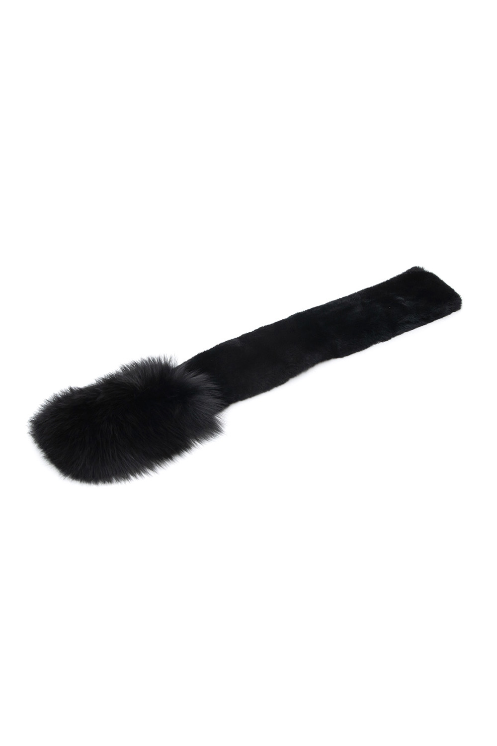 Fur Scarf 965 black 2