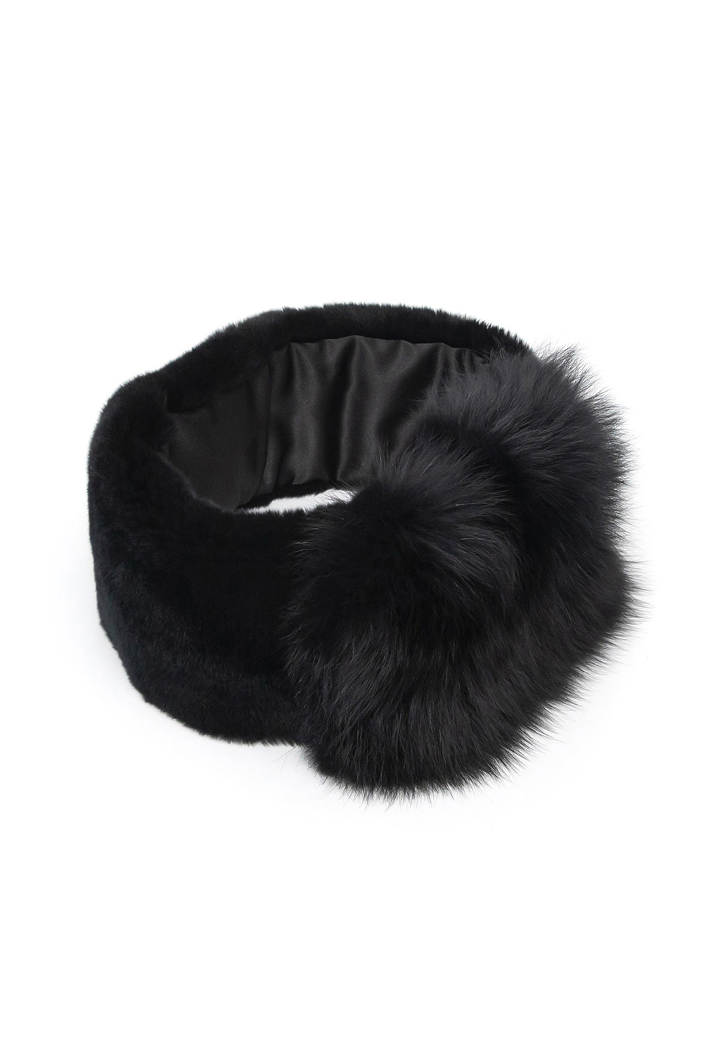 Fur Scarf 965 black 4